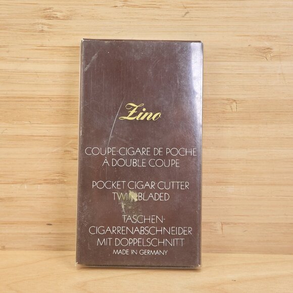 Zino Pocket Cigar Cutter / Twin Blade / Germany / Vintage - Picture 3 of 6